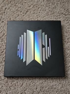 BTS Holographic Logo Black Square Kpop Album